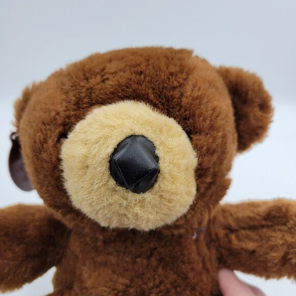 Vintage Cuddle Wit Teddy Bear Brown 1989 Stuffed Animal Plush Toy Read - Picture 9 of 12